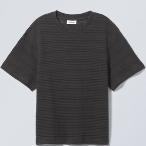 Weekday Felix Structured Shirt Grey‎ Men’s Sz M